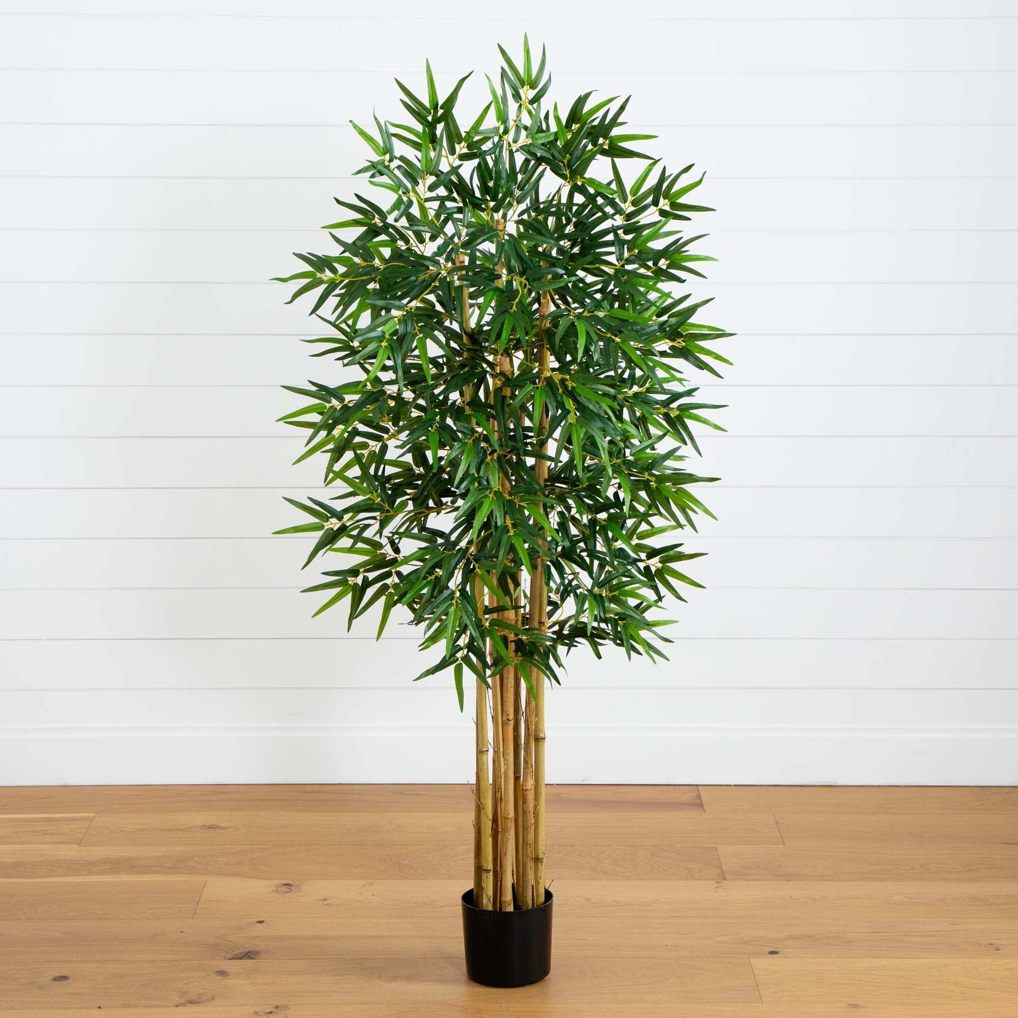 5-Feet Artificial Bamboo Silk Tree sold Indoor-Outdoor Decorative Planter L4