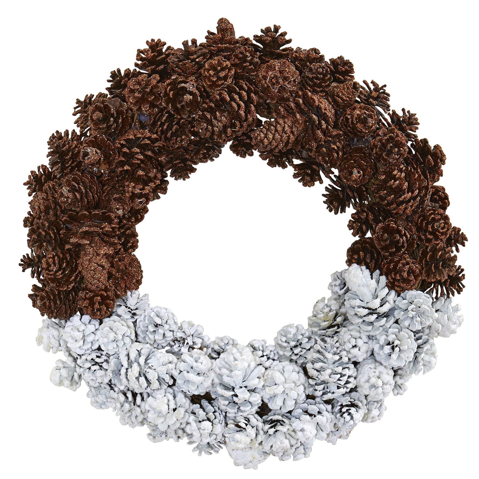 Frosted Pinecone Wreath – Mrs. Alice