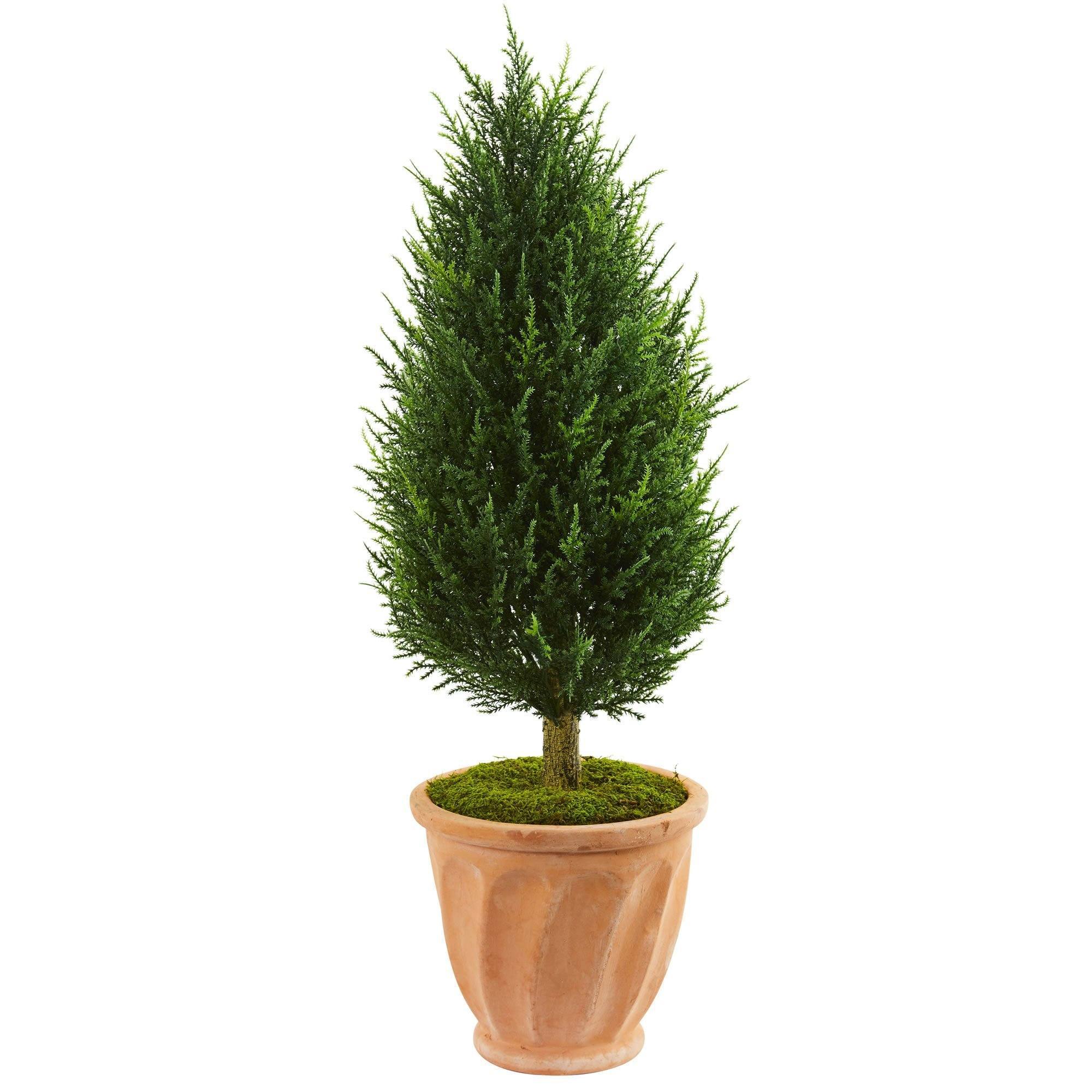 40” Artificial Tree in Terracotta Planter UV Resistant (Indoor/Outdoor) | Nearly Natural