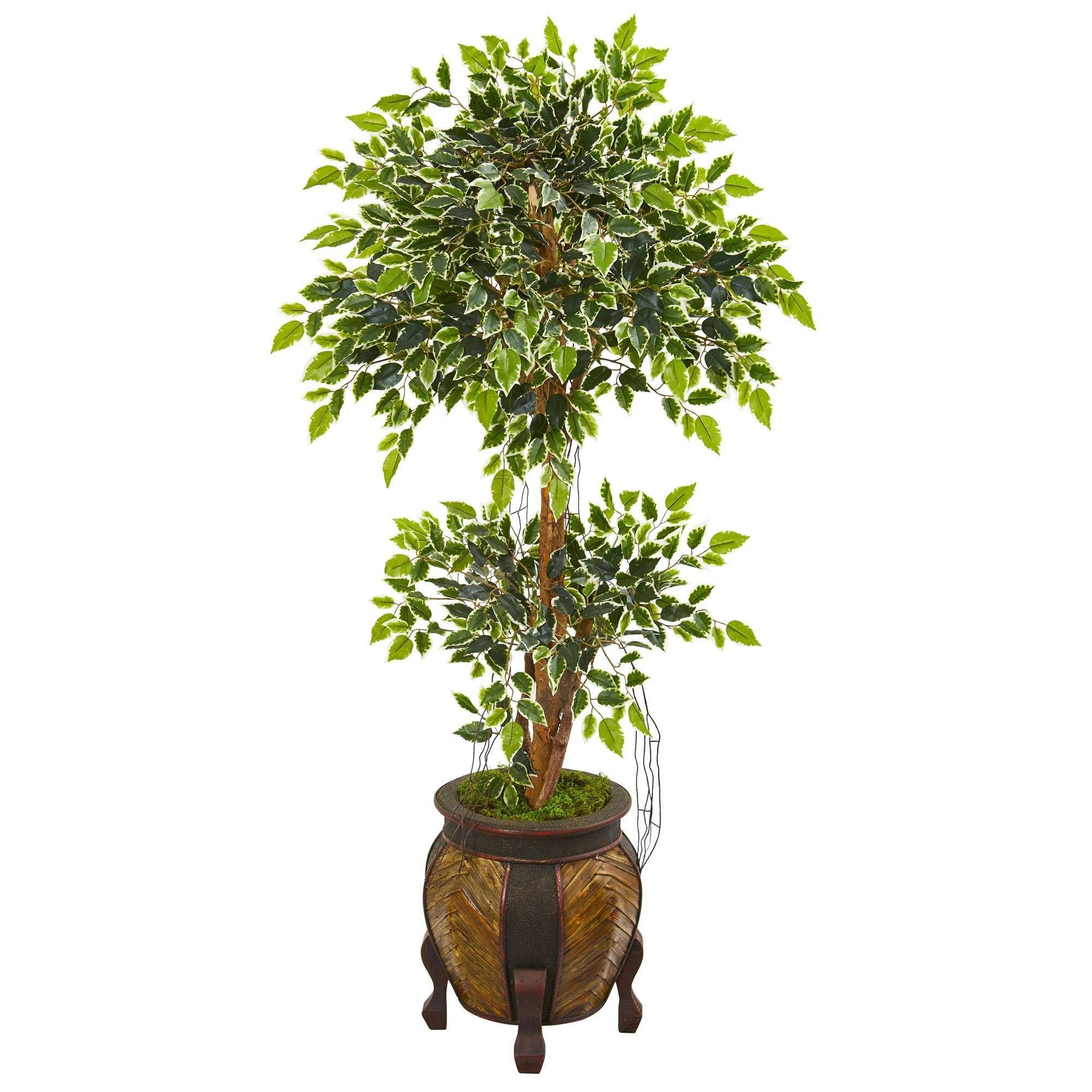 FICUS ARTIFICIAL TREE Indoor Plant  Artificial indoor trees, Artificial  trees decor, Artificial tree