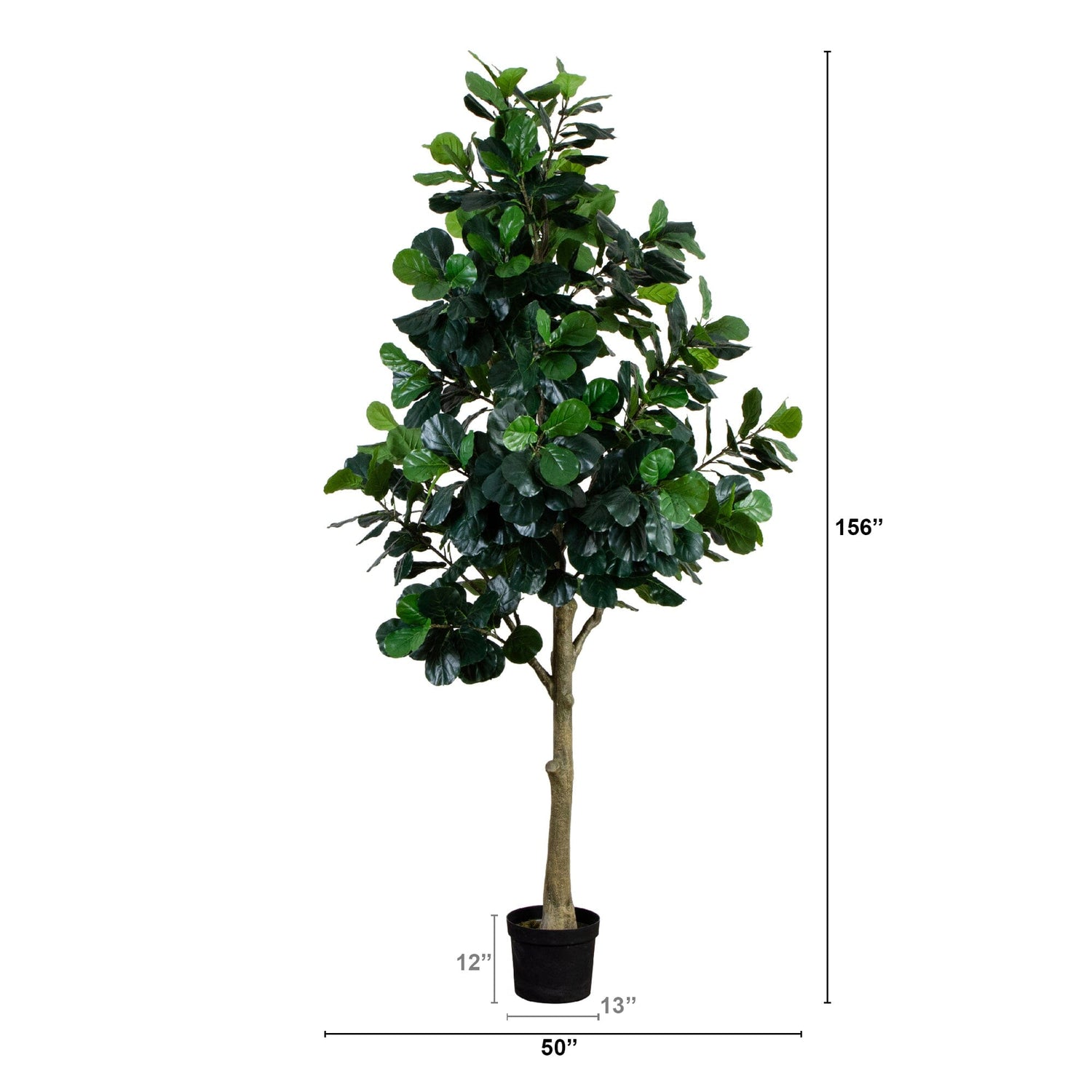 13’ Artificial Fiddle Leaf Fig Tree