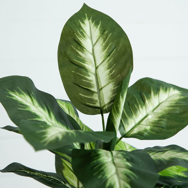 20” Artificial Golden Dieffenbachia Plant - Set of 6