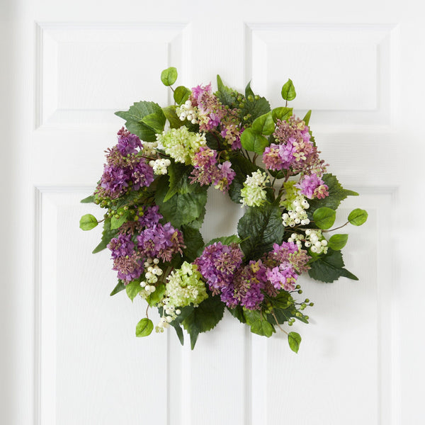 20" Hanel Lilac Wreath"