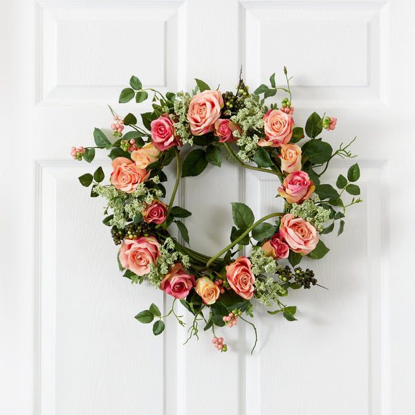 20" Rose Wreath