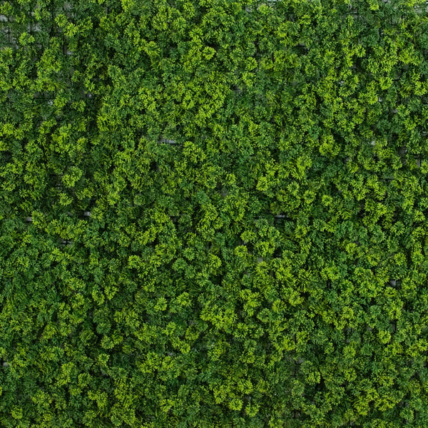 20” x 20” UV Resistant Irish Green Meadow Artificial Living Wall Panels (Indoor/Outdoor) - Set of 6