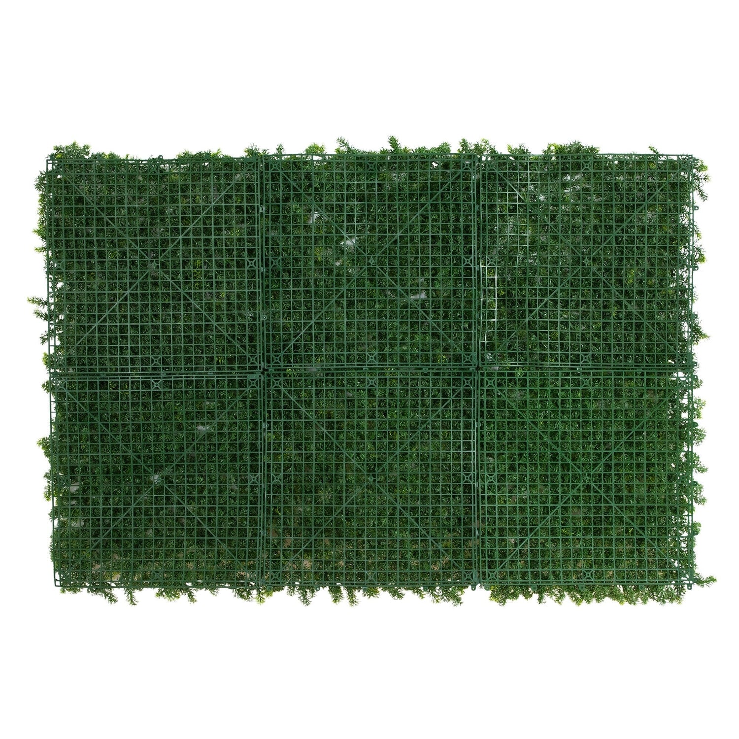 20” x 20” UV Resistant Irish Green Meadow Artificial Living Wall Panels (Indoor/Outdoor) - Set of 6