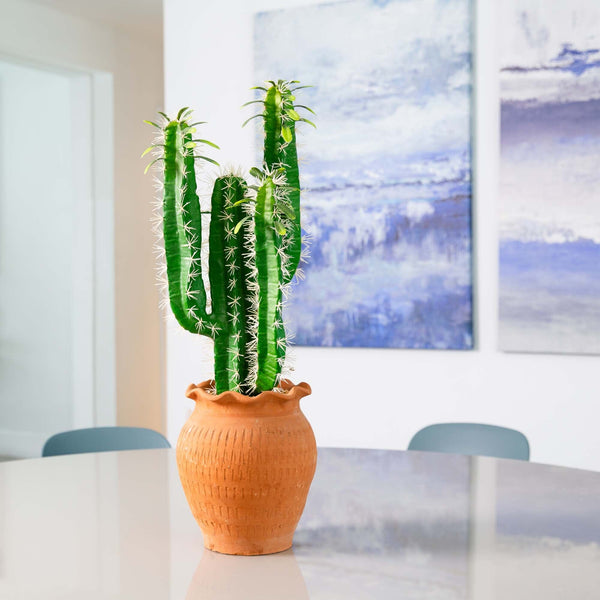 28” Artificial Cactus in Terracotta Planter