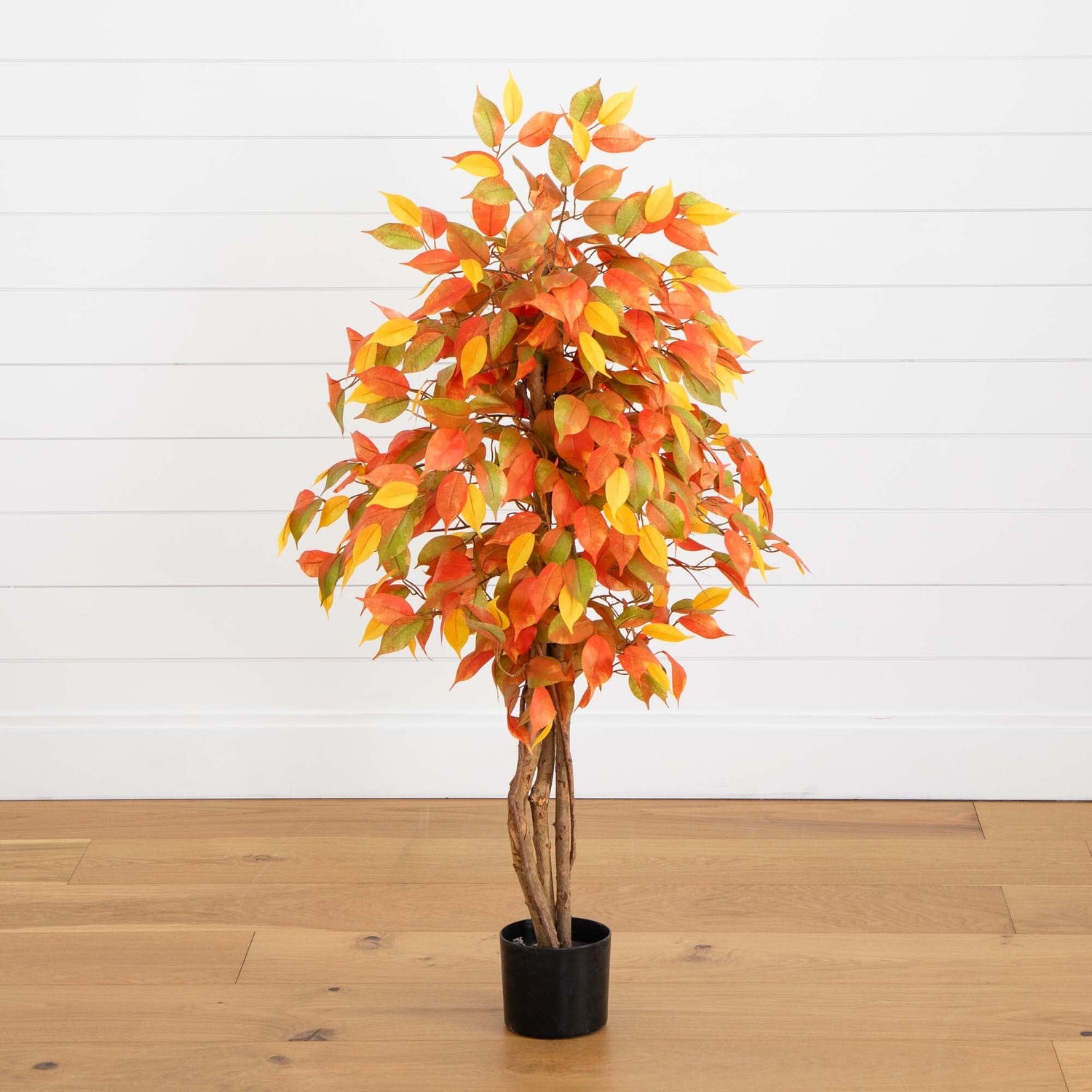 3’ Autumn Ficus Artificial Fall Tree