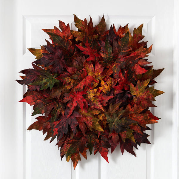 30" Maple Leaf Wreath