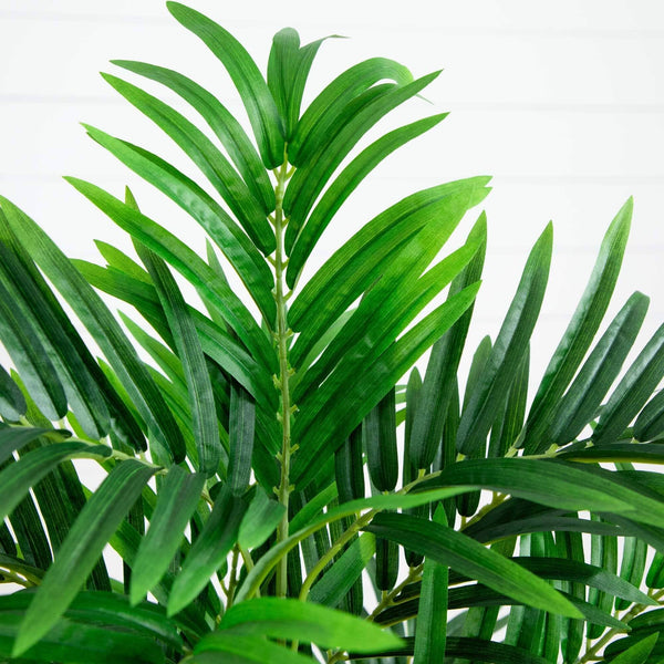 4’ Areca Artificial Palm Tree in White Planter