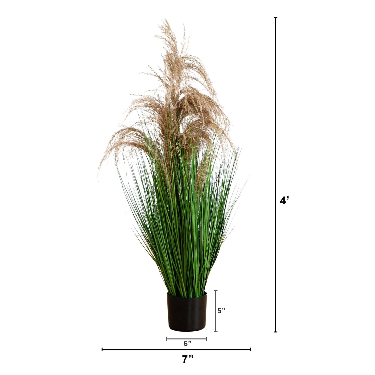 4’ Artificial Pampas Grass