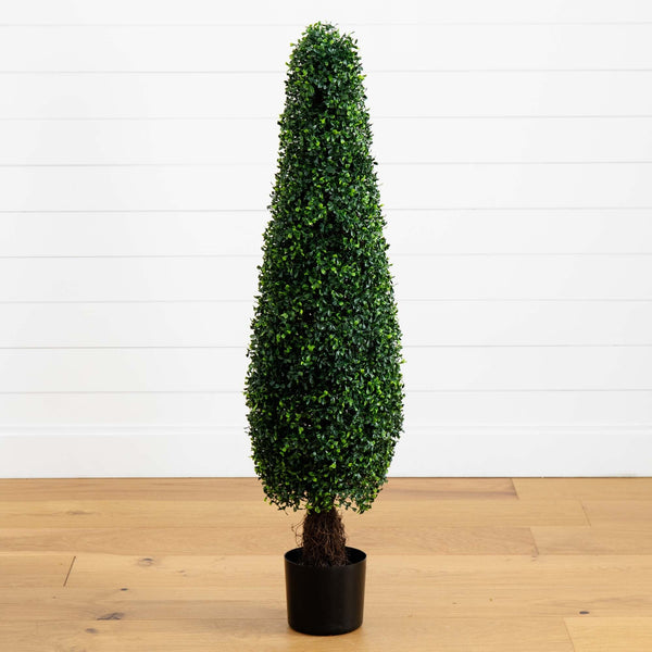 4’ Boxwood Topiary Artificial Tree UV Resistant (Indoor/Outdoor)