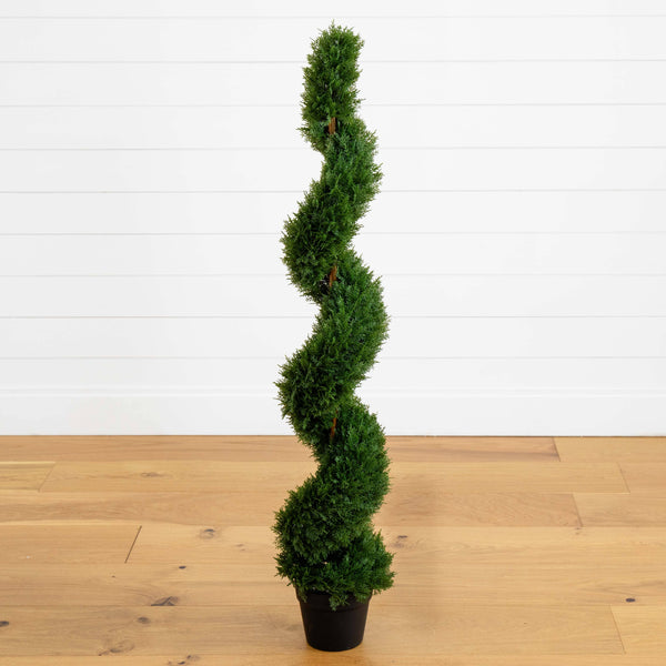 4' Cedar Spiral Silk Tree (In-door/Out-door)