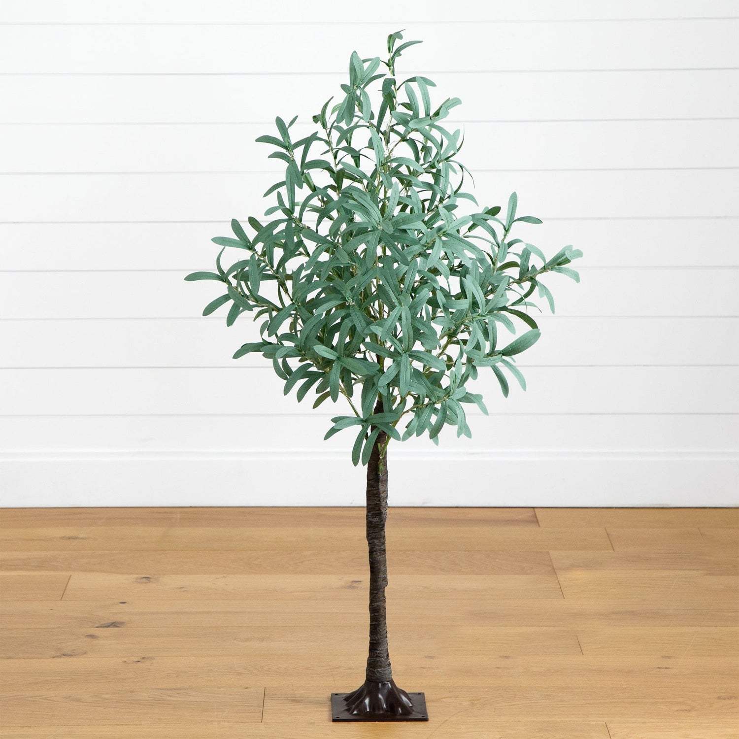 4’ Lighted Artificial Olive Tree with 240 Warm White LED Lights