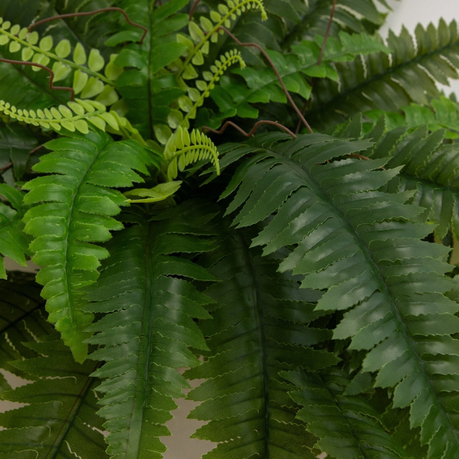 40" UV Resistant Artificial Boston Fern (Indoor/Outdoor) - Set of 2