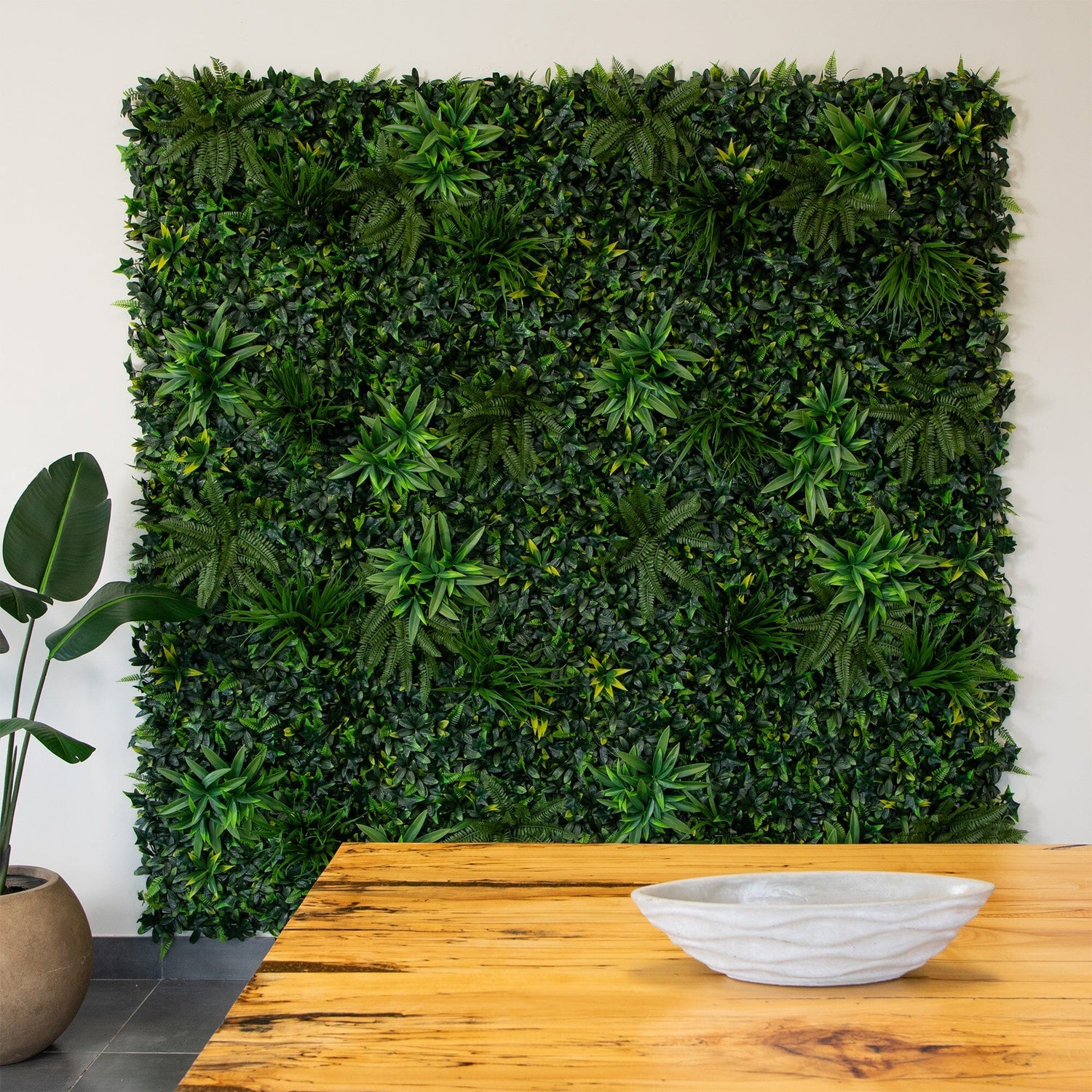 40” x 40” UV Resistant Andean Cloud Forest Artificial Living Wall Panel (Indoor/Outdoor)