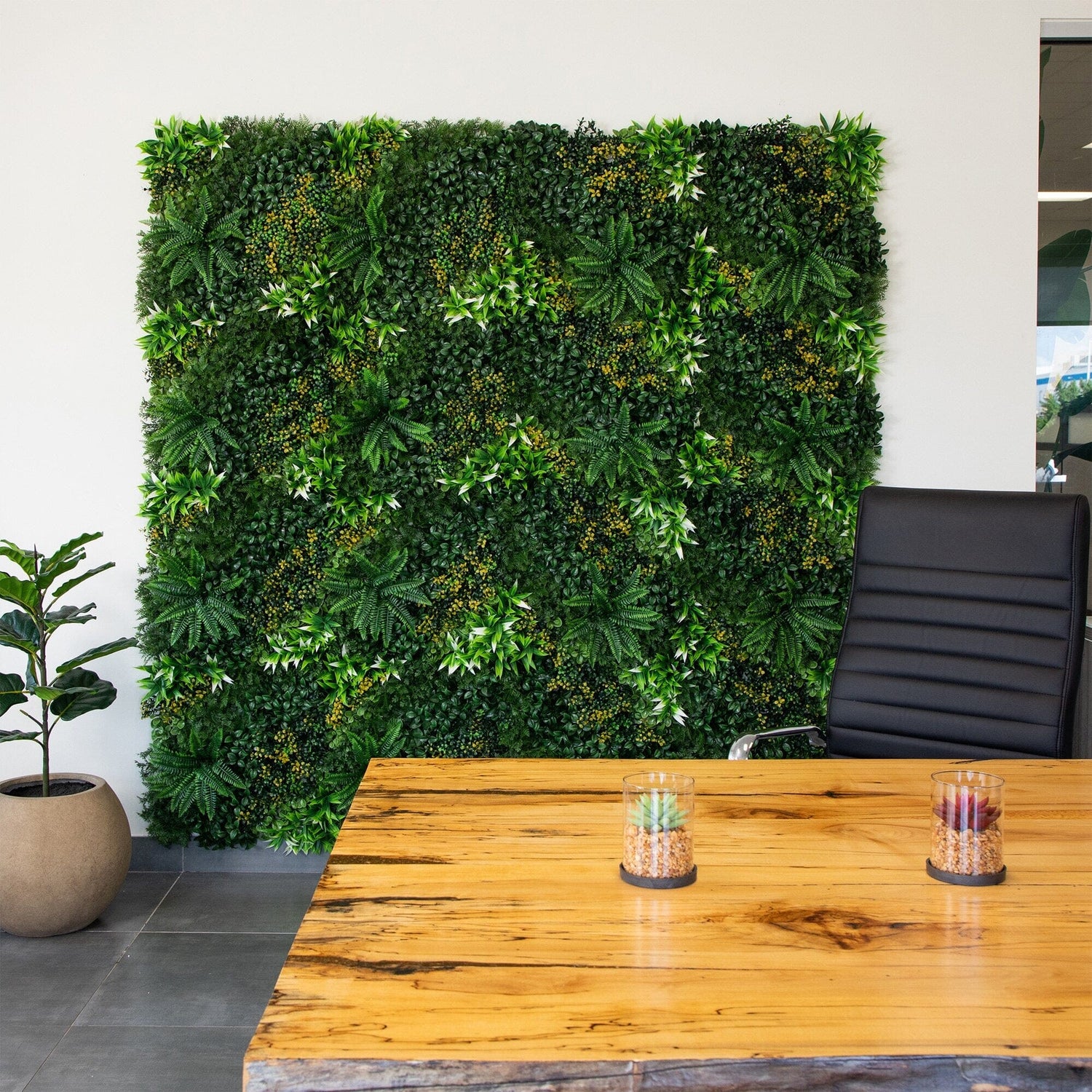 40” x 40” UV Resistant Hawaiian Islands Artificial Living Wall Panel (Indoor/Outdoor)