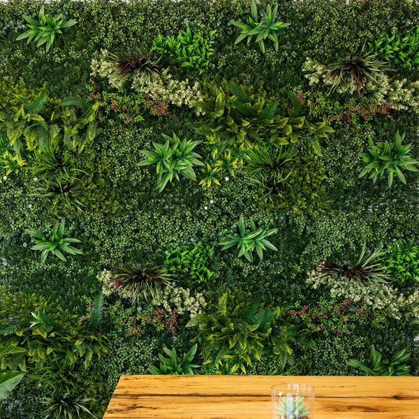 40” x 40” UV Resistant Madagascar Forest Artificial Living Wall Panel (Indoor/Outdoor)