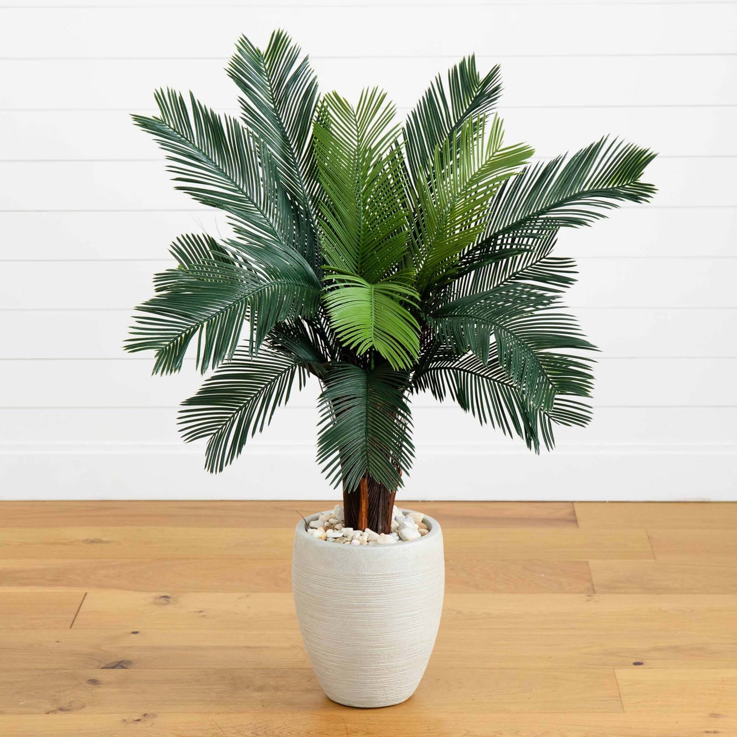 4.5’ Cycas Artificial Tree in Oval Planter (Indoor/Outdoor)