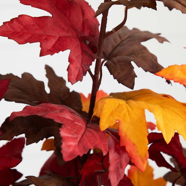 4ft. Autumn Smoky Maple Artificial Fall Tree