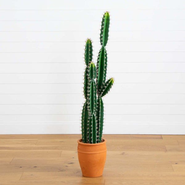 5’ Artificial Cactus in Terracotta Planter