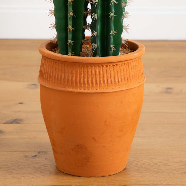 5’ Artificial Cactus in Terracotta Planter