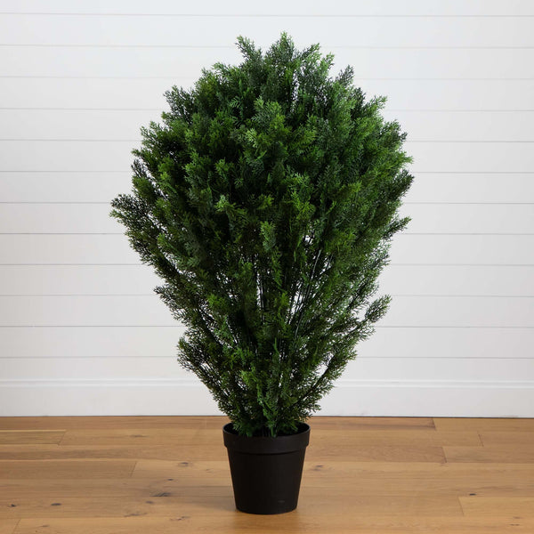 5’ Artificial Cedar Bush UV Resistant (Indoor/Outdoor)