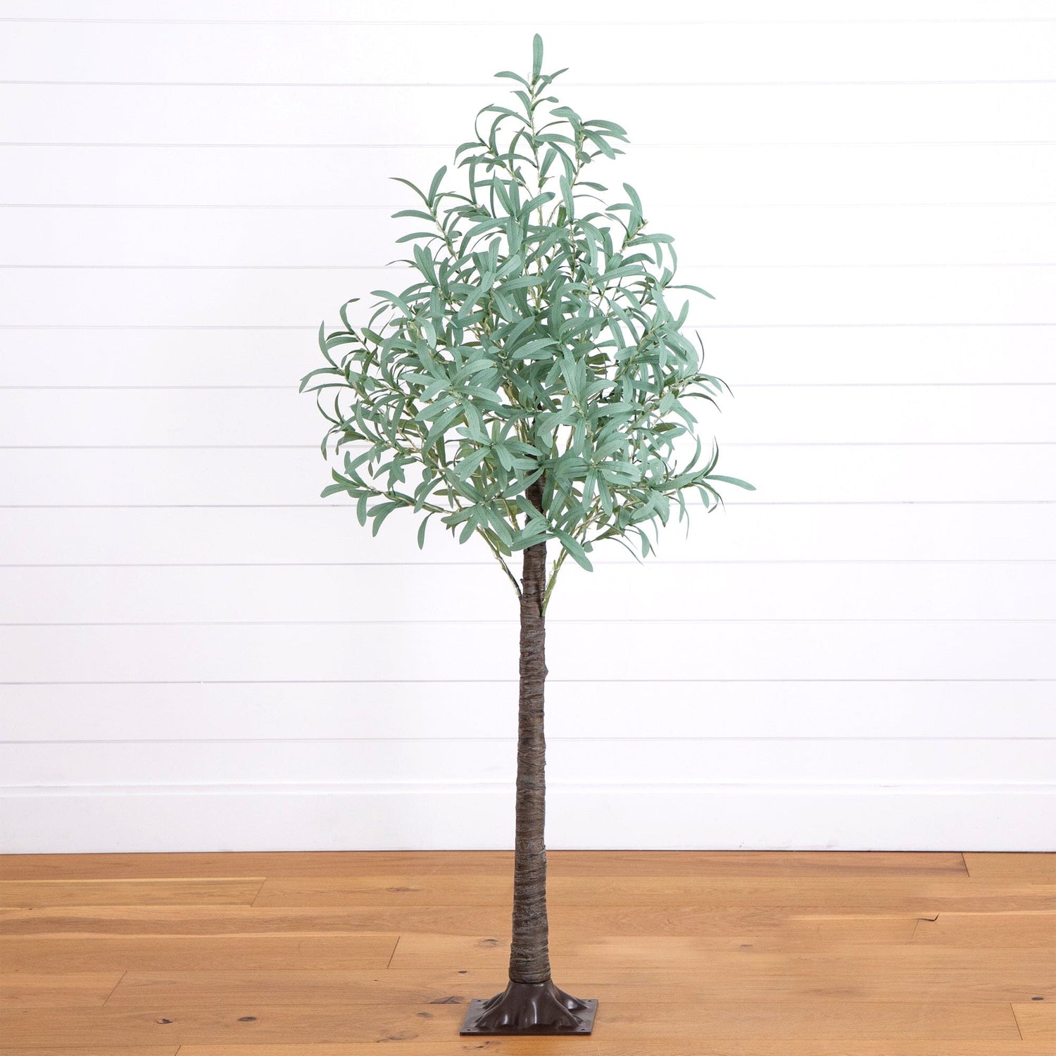 5’ Lighted Artificial Olive Tree with 300 Warm White LED Lights