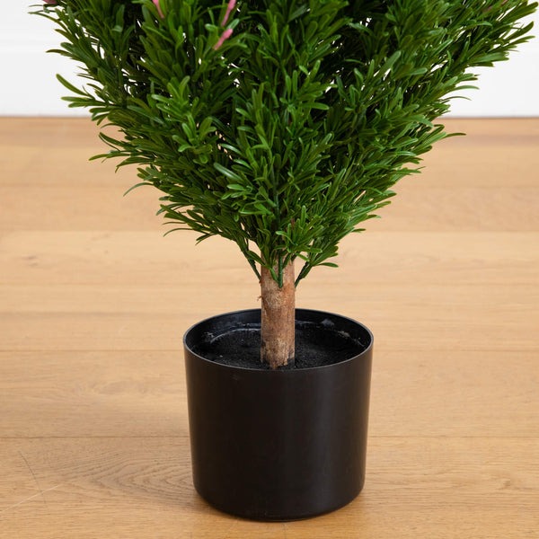 5' UV Resistant Artificial Rosemary Cone Topiary Tree (Indoor/Outdoor)