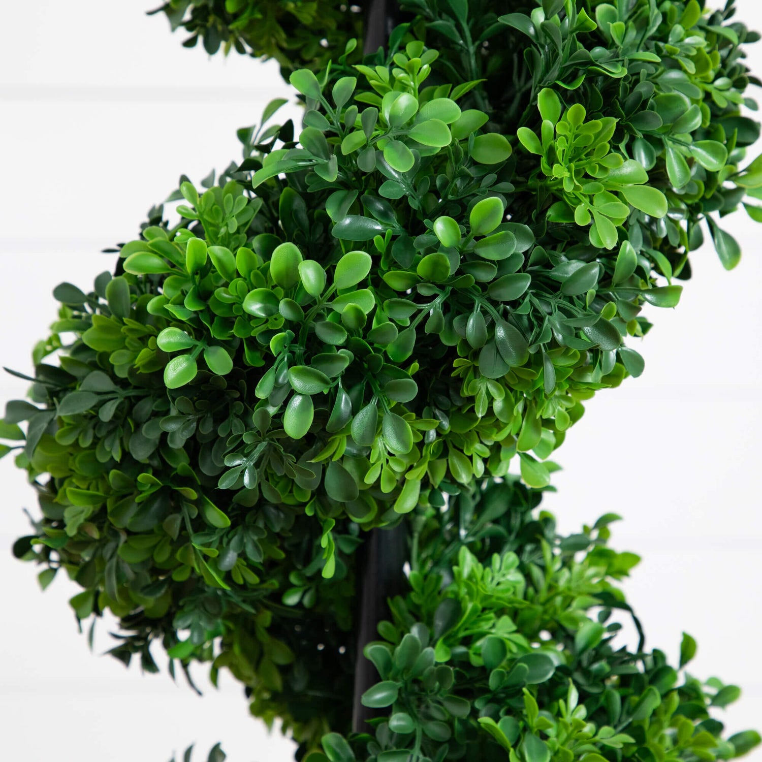 5' UV Resistant Boxwood Spiral Topiary Artificial Tree in Decorative Planter (Indoor/Outdoor)