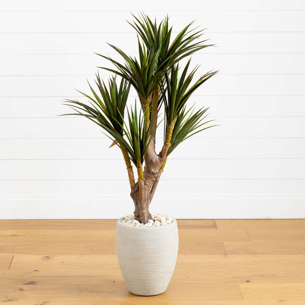 50” Yucca Artificial Tree in Planter (Indoor/Outdoor)