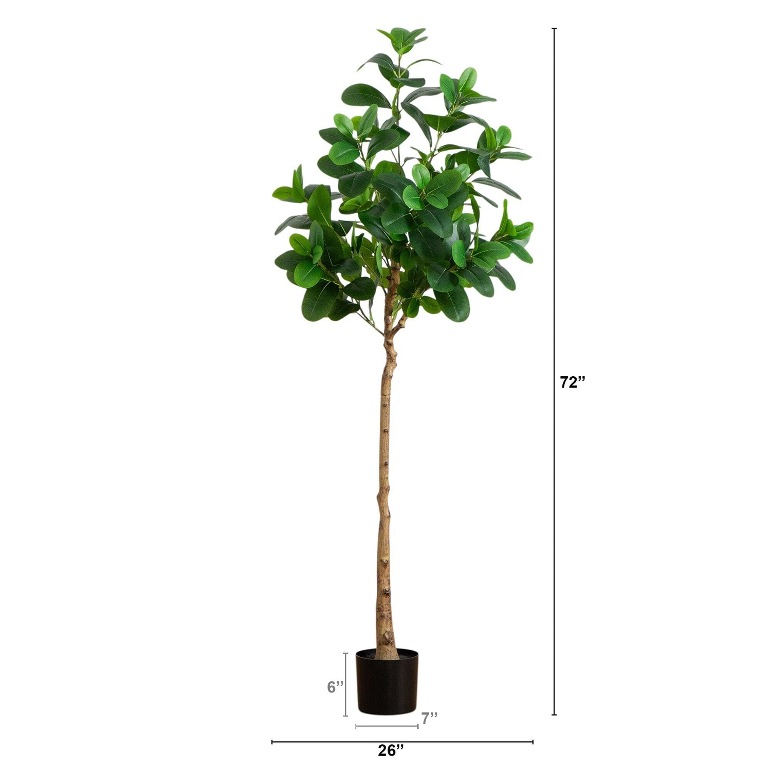 6’ Artificial Audrey Ficus Tree