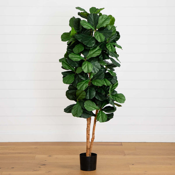 6’ Artificial Fiddle Leaf Fig Tree