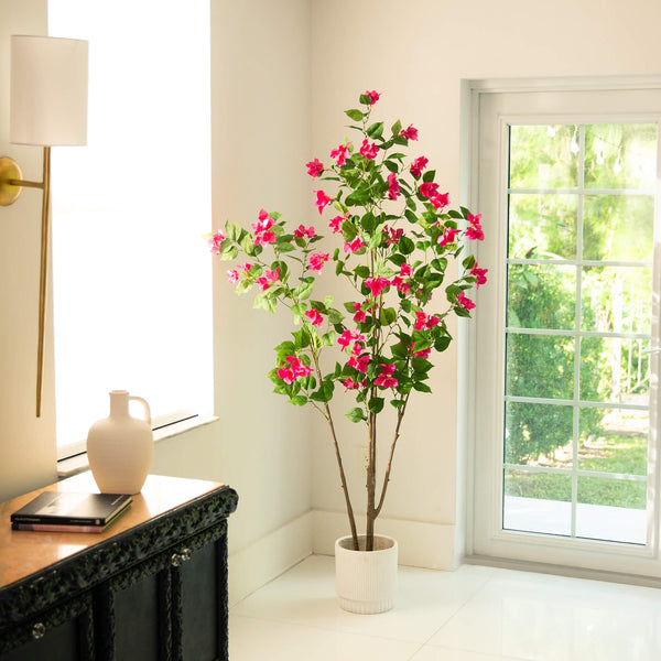 6’ Artificial Minimalist Bougainvillea Tree