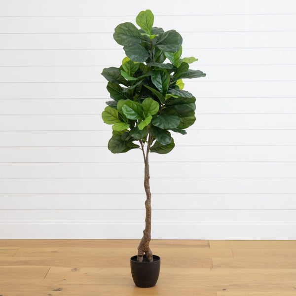 64” Fiddle Leaf Artificial Tree (Real Touch)