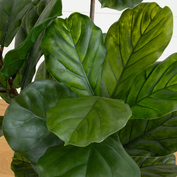 65” Fiddle Leaf Tree UV Resistant (Indoor/Outdoor)