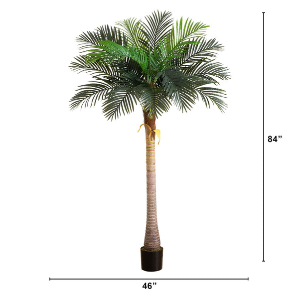 7’ Artificial Coconut Palm Tree