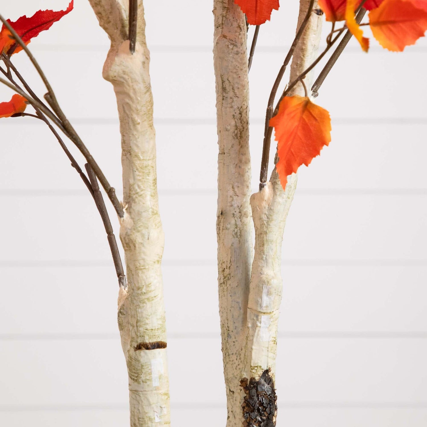 8’ Autumn Birch Artificial Fall Tree