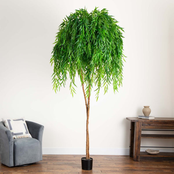 9’ Willow Artificial Tree  (Real Touch)