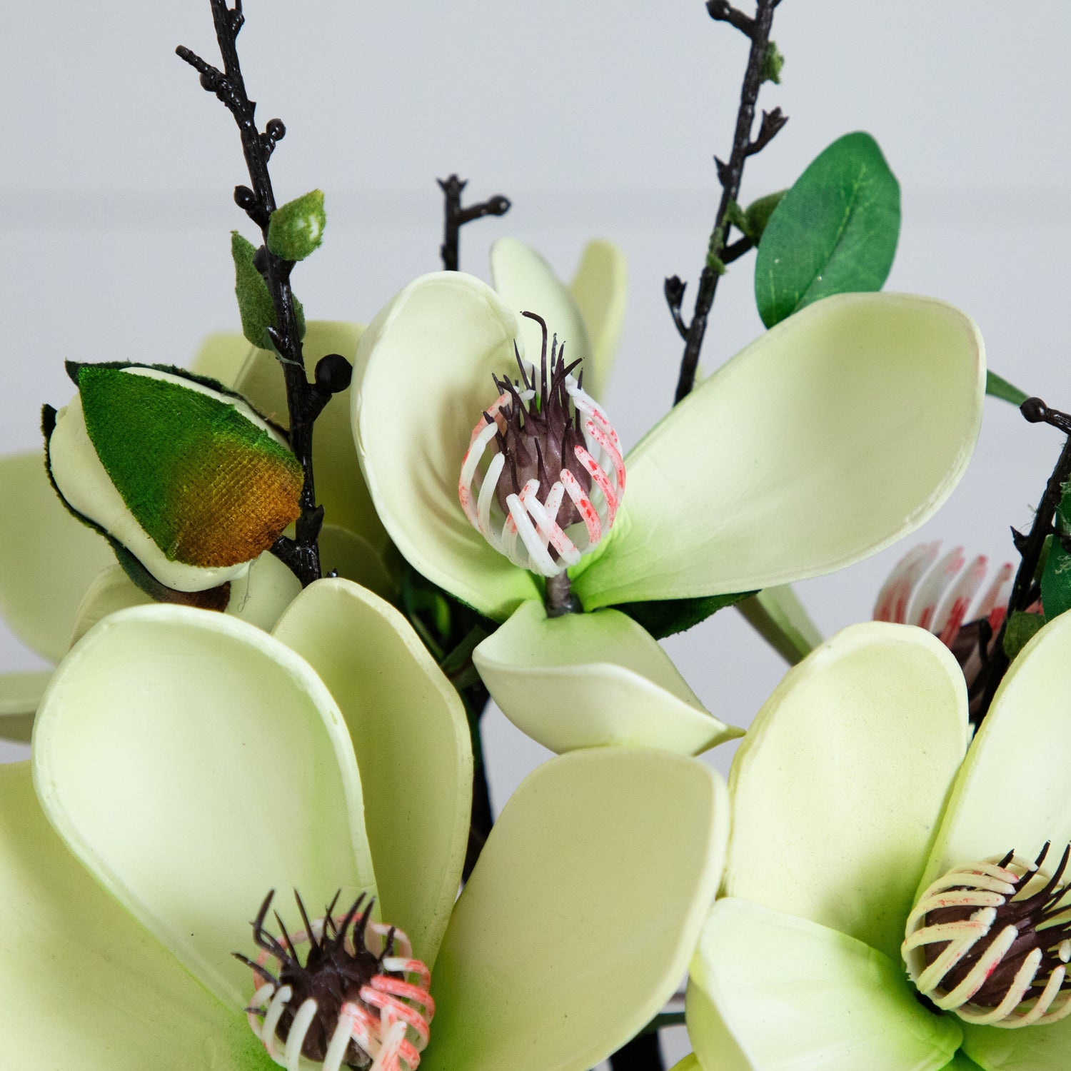 Artificial Magnolia Arrangement w/ Vase