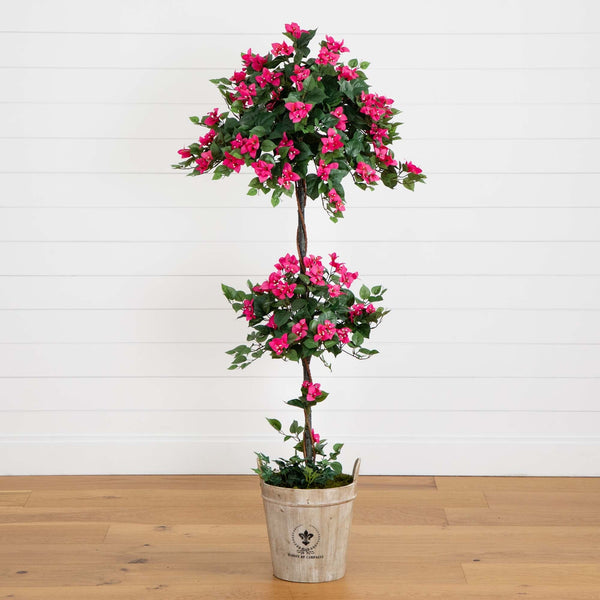 Bougainvillea Tree with European Barrel Planter