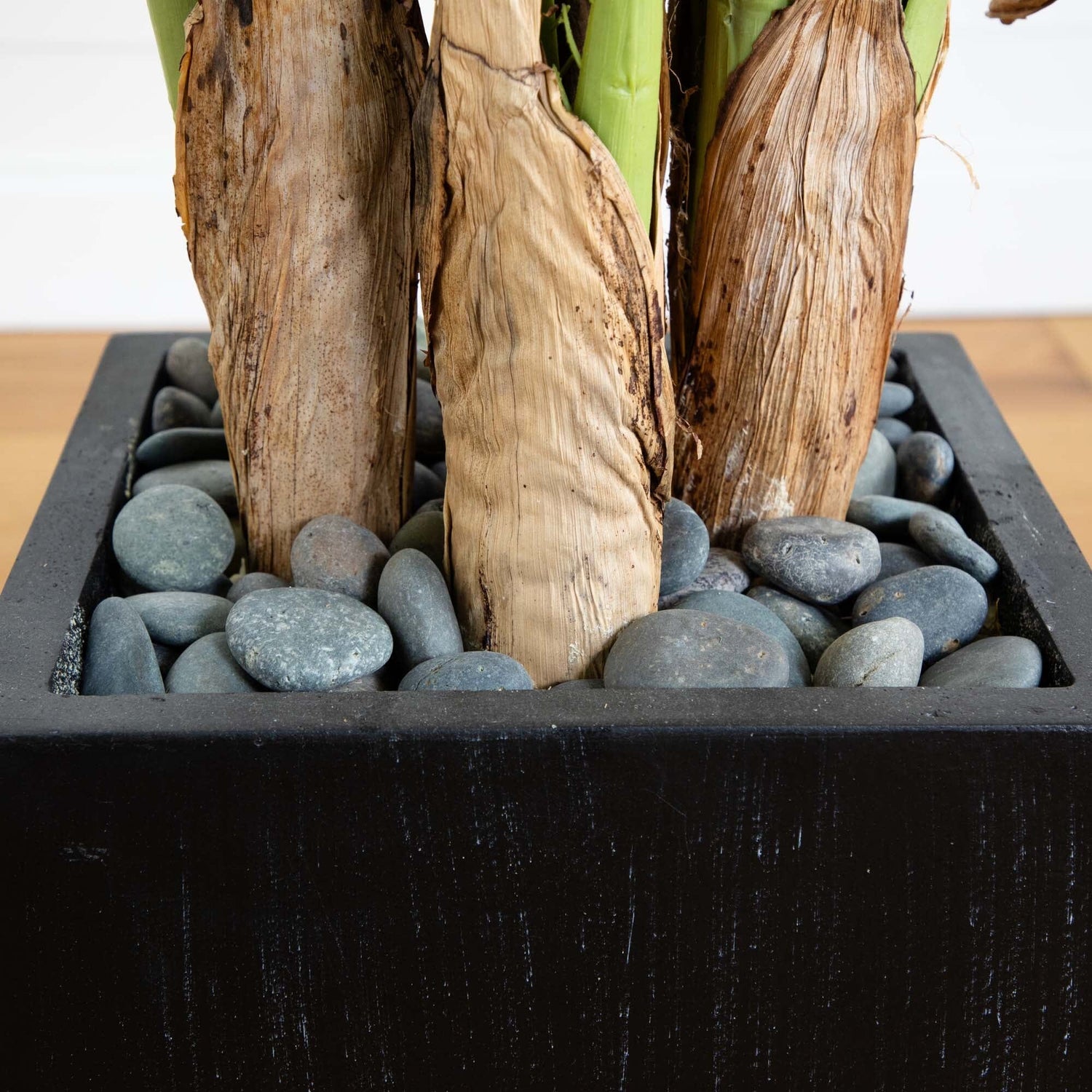 Kentia Palm Artificial Tree in Black Planter