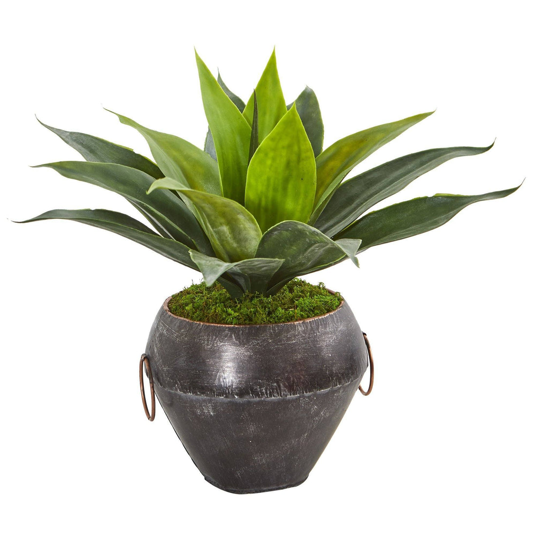 15” Agave Succulent Artificial Plant in Decorative Planter | Nearly Natural