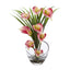 15.5” Calla Lily and Grass Artificial Arrangement in Vase