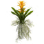 18” Bromeliad Artificial Plant in White Planter