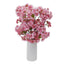 18” Cherry Blossom Artificial Arrangement in White Vase