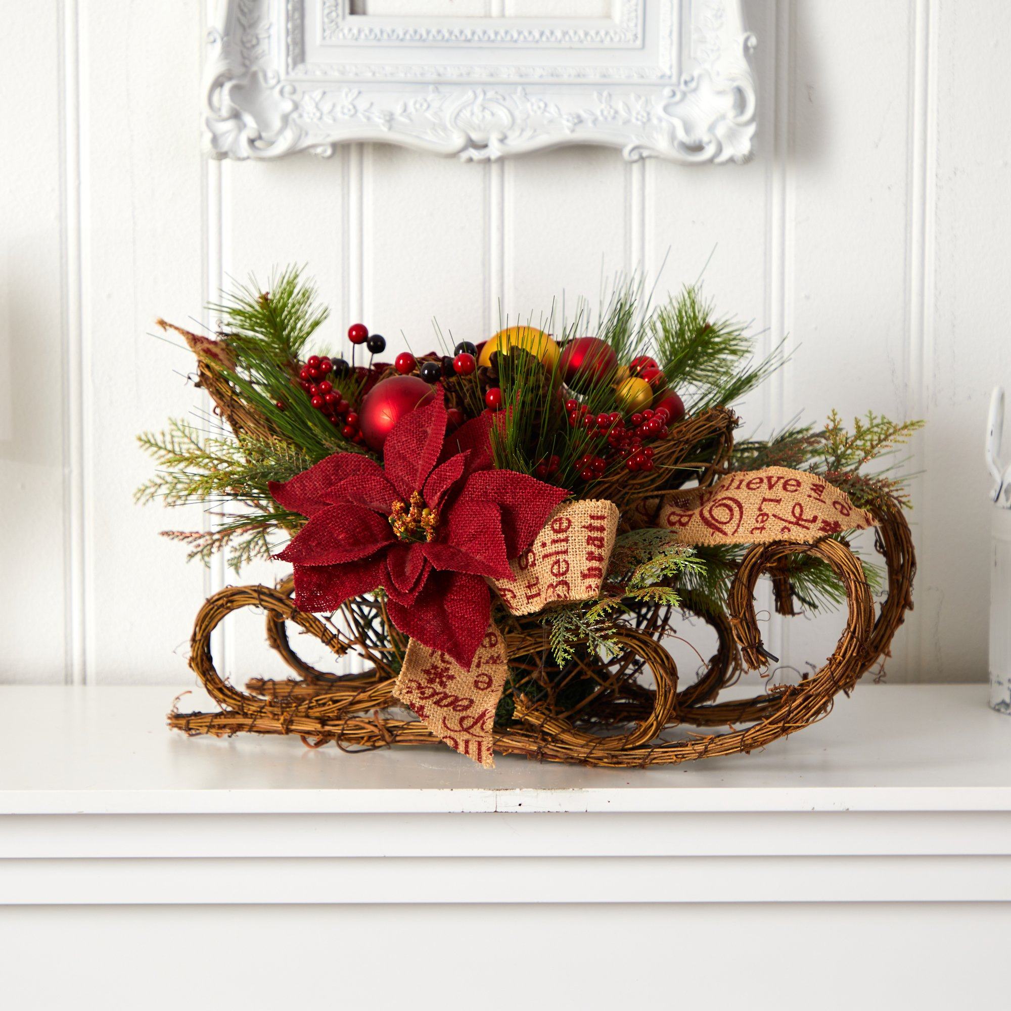 Poinsettia deals arrangements christmas