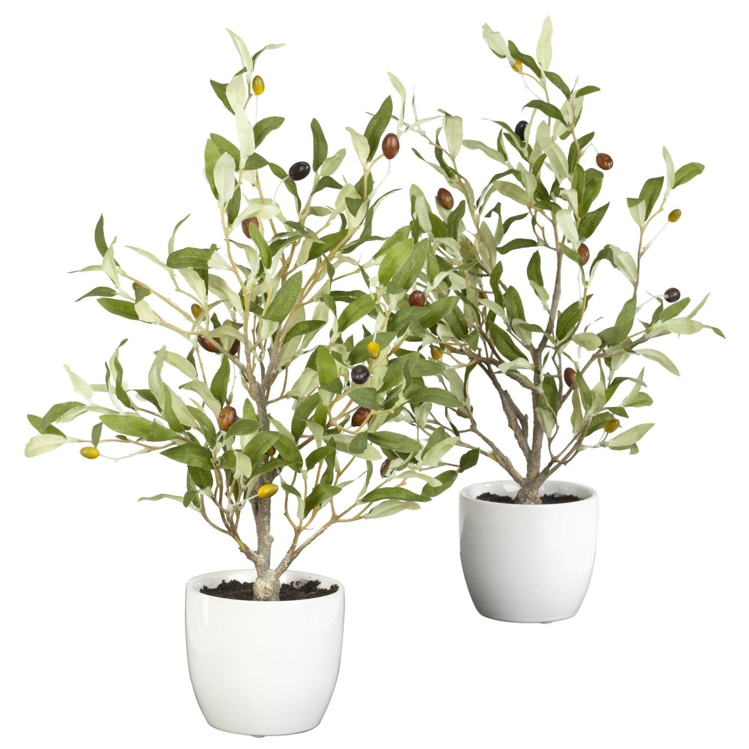 Nearly Natural Olive Tree 48 H Artificial Plant With Planter 48 H x 20 W x  12 D GreenBlack - Office Depot