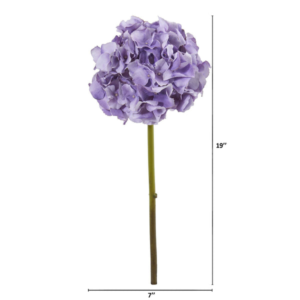 19” Hydrangea Artificial Flower (Set of 6)