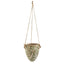 2’ Tuscan Hanging Ceramic Scroll Planter